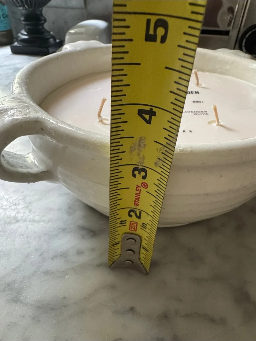 Pottery Barn Large Candle in Emery Scent Collection - Mediterranean Garden